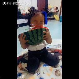 宝贝吃小瓜视频,小瓜美食之旅